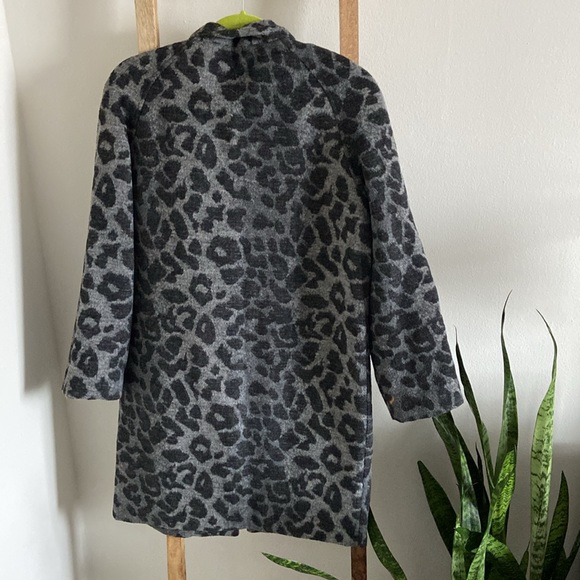 Wool Blend Leopard Jacket - Picture 4 of 5